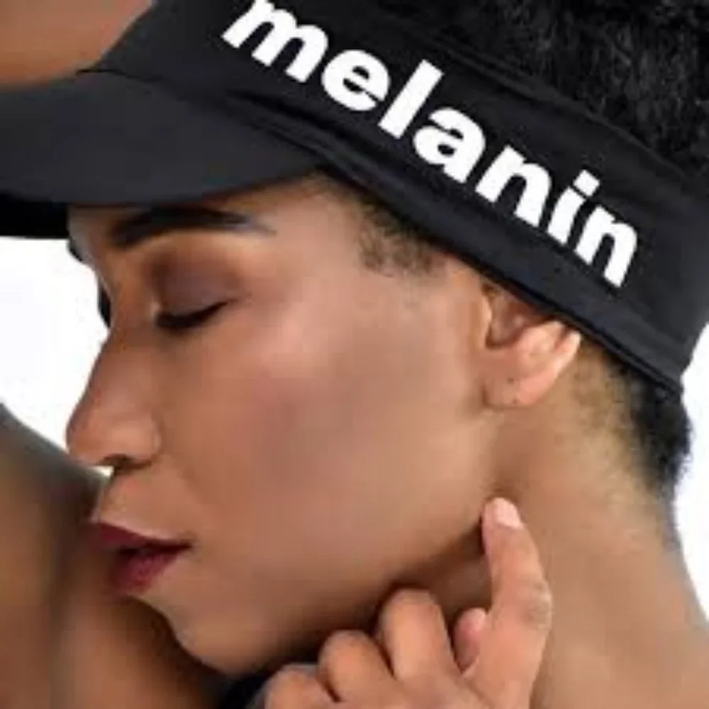PAIR OF NWT Black Melanin Visor Hats OS - Picture 1 of 4